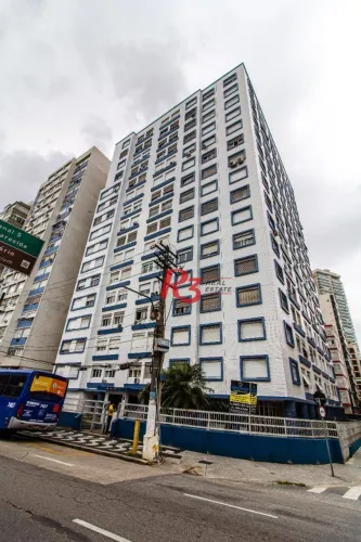 Kitnet com 1 dormitório à venda, 42 m² por R$ 300.000,00 - Embaré - Santos/SP