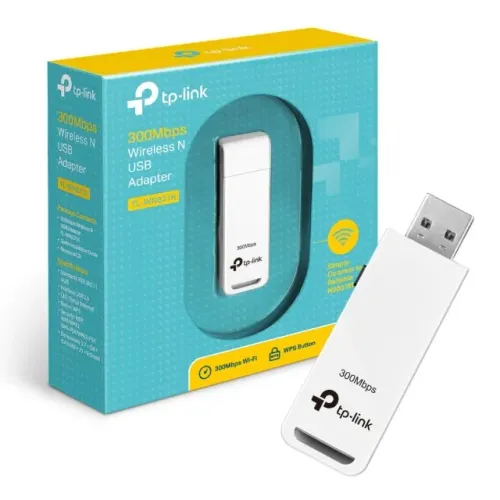 Adaptador Wi-fi 300mbps Usb Wireless Tp-link Tl-wn821n *ENTREGA GRÁTIS*