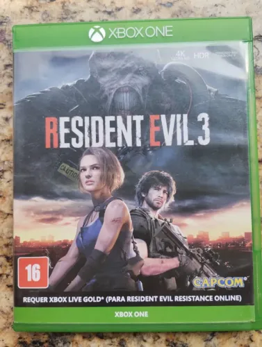 JOGO RESIDENT EVIL 3 PARA XBOX ONE MIDIA FISICA USADO VALOR SÓ 69,99
