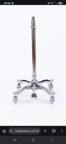 Manequim C/Pé de alumínio fundido modelo Retrô Manequim DRAFT