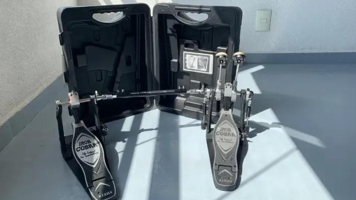 Pedal Duplo TAMA IRON COBRA P900 Modelo ANTIGO NOVO COMPLETO