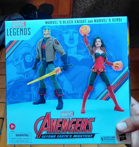 Marvel Legends - 2 Pack Black Knight e Sersi (Lacrado)