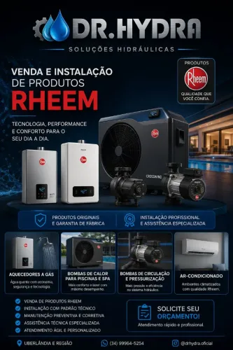 ? VENDA E INSTALAÇÃO DE PRODUTOS RHEEM