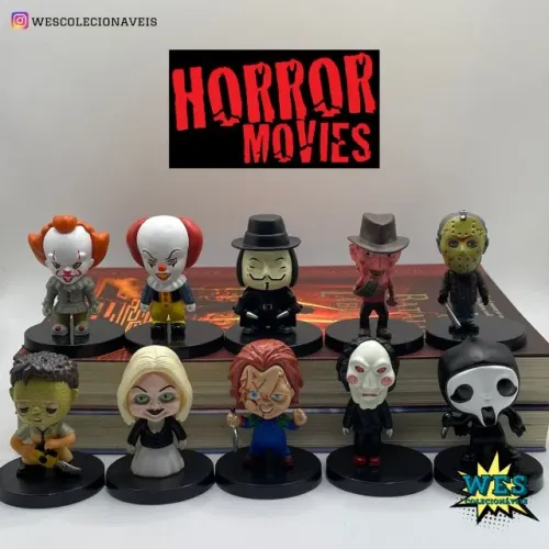Mini de Terror - Chucky, Jason, Freddy Kruger, etc