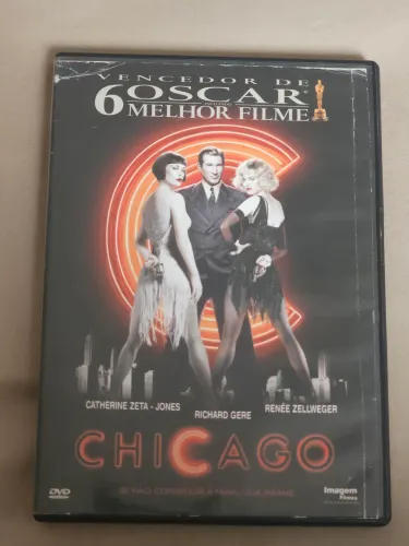 Chicago, com Richard Gere, Renée Zellweger e Catherine Zeta-Jones, DVD Original (Dublado)