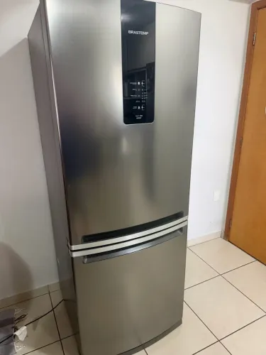 Geladeira Brastemp frost free inverse inox 447 litros semi nova