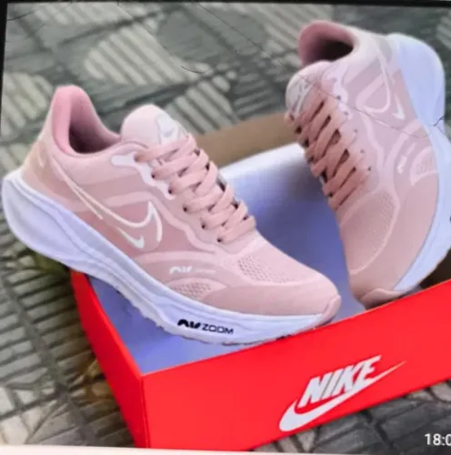 Tênis Nike Zoom Fly Feminino Rosa e Branco | Amortecimento Air Zoom, Cabedal em Mesh