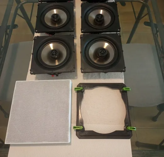 4 ALTO-FALANTES de teto LOUD 120hz
