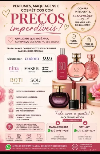 Produtos de beleza 