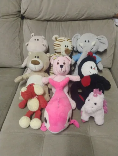 9 ursinho de pelúcia
