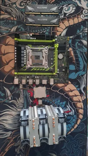 Kit Gamer X99 P4 + Xeon E5-2650 v4 + Air Cooler Robusto 3 Fans + 3 Fans ARGB