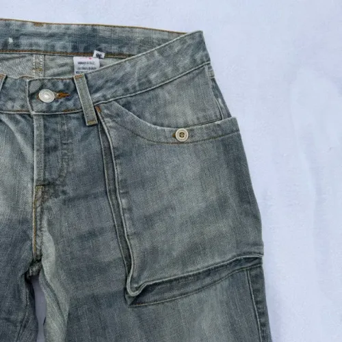 Calça Jeans Levi's Azul Estonada com Bolsos Aplicados - 30/33