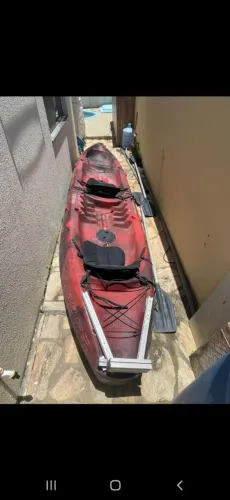 Caiaque duplo Explorer vermelho c preto