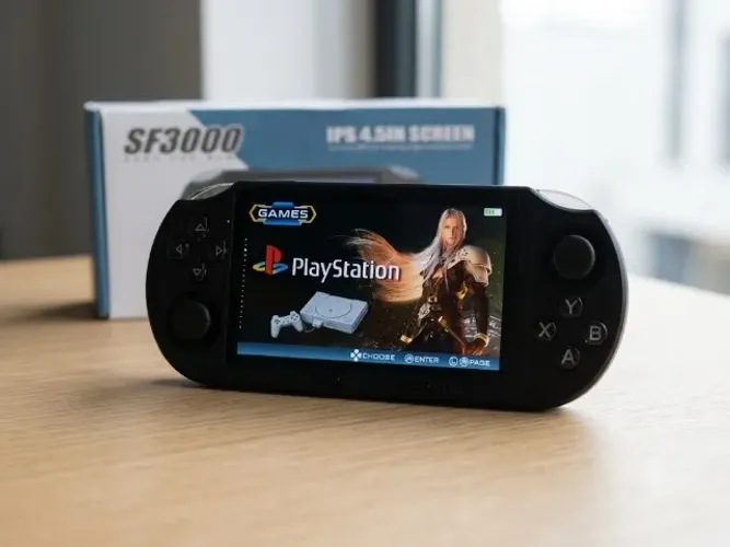Console Portátil Retrô SF3000 - Tela IPS 4.5"