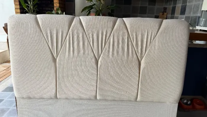 Cabeceira Cama Box Casal 140 cm - Linho Cru