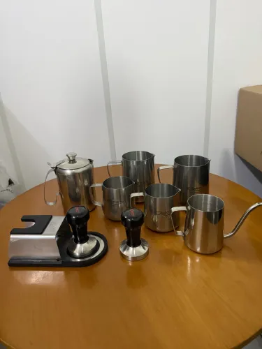 Pitcher, tamper, porta tamper - Barista