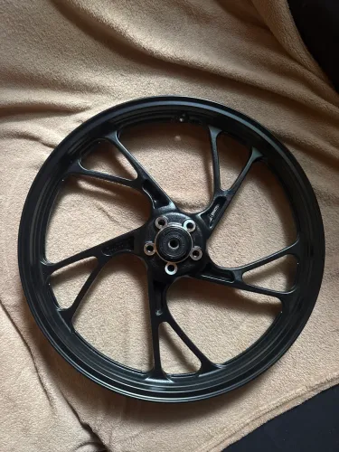 Calha pé de galinha dianteiro da fan 160 2024 