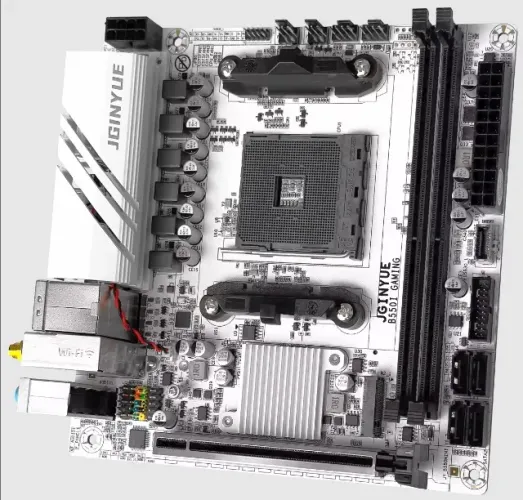 Kit ITX B550i + Corsair 2000D White + Kit 3x fans ARG