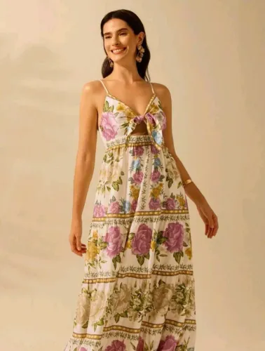 Vestido florido shei pp
