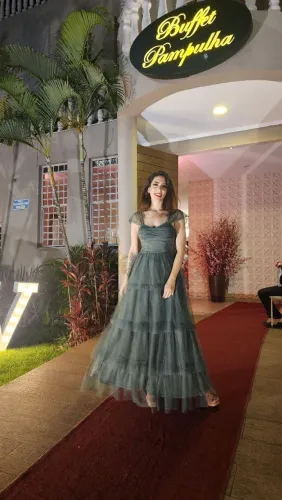 Vestido de festa verde - Casamento, formatura, madrinha e debutante