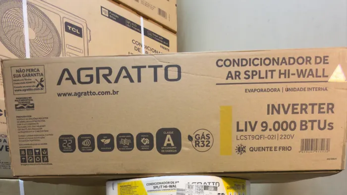 AR condicionado Agratto 9000 Btus inverter quente & frio novo com garantia