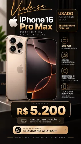 VENDE - SE IPHONE 16 PRO MAX
