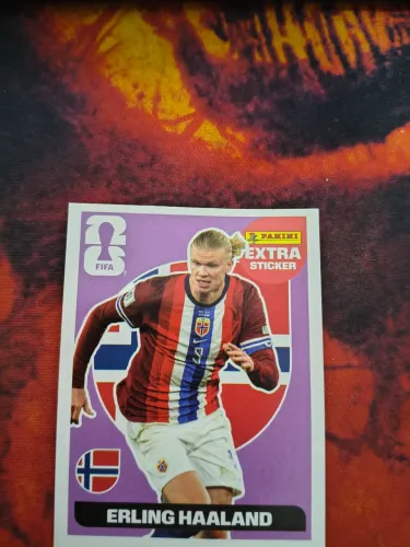 Haaland Extra Sticker Bordo Copa Do Mundo 2026 Legend