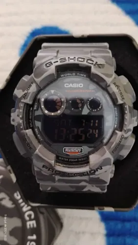 Casio G-Shock Camuflado Fundo Negativo