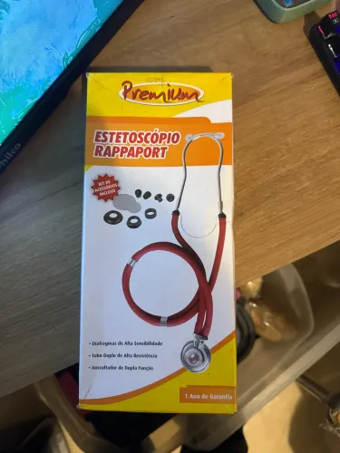 Estetoscópio Rappaport Duplo com acessórios