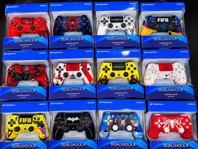 Controle Sem Fio Dualshock 4 para PlayStation 4 e PC - Personalizados | Pronta Entrega