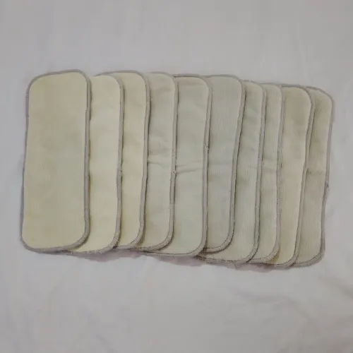 Kit 10 Absorventes Fralda Ecológica | Microfibra da Elinfant 