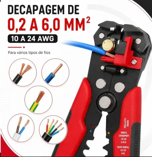 Automátic wire stripper e crimper