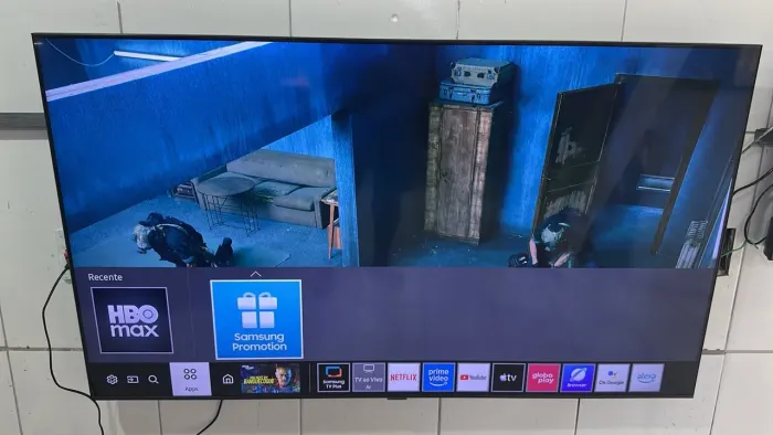 Smart tv 60 4k com Alexa Xbox tela infinita sistema tizen modelo novo