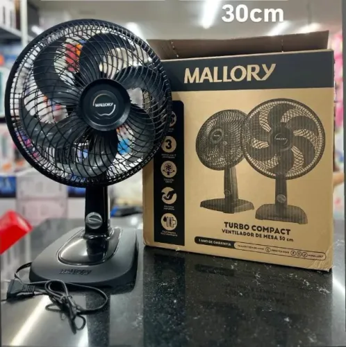 Ventilador 30cm, entregamos e ac. cartões (novos na caixa)