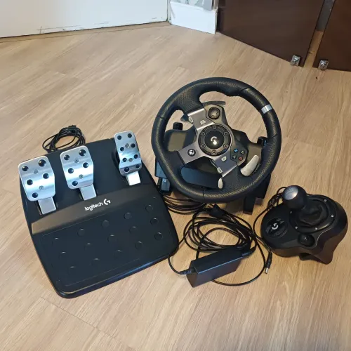 Kit Volante Logitech G920 com Câmbio