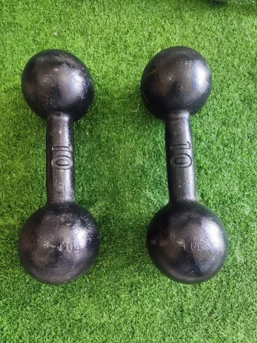 PAr de halteres pintados 10kg bola