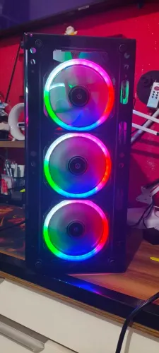 Gabinete Gamer com fonte 