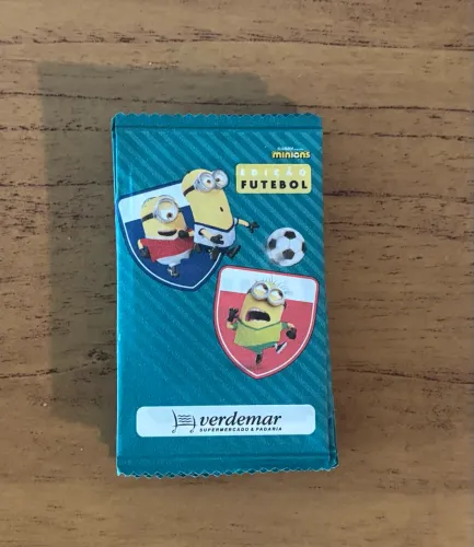Pacote figurinha Minion Verdemar edição Futebol 