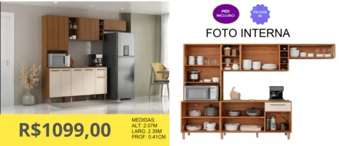 ARMARIO DE PAREDE A PRONTA-ENTREGA