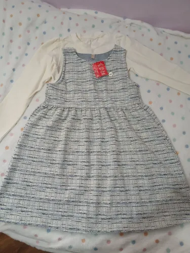 Vestido com blusa marca Boca Grande - tamanho 12