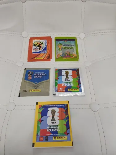 Pacotes de figurinhas