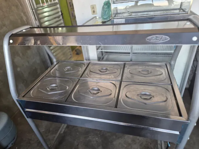 Rechaud 6 cubas quente - 127v - 6 litros - IBET