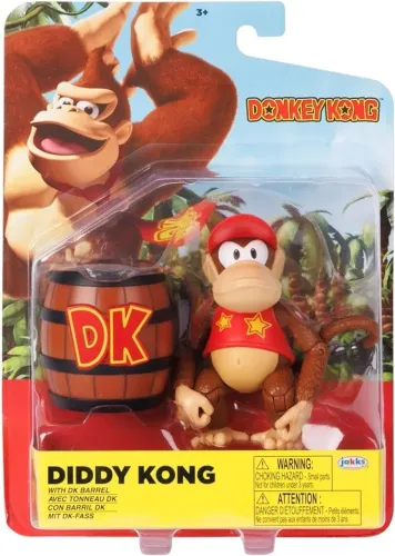 diddy kong jakks pacific sunny donkey kong coutry returns nintendo mario