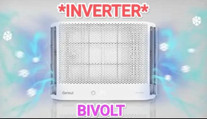 Ar Janela Cônsul 7000 BTUs INVERTER Controle + Bivolt + Nota + Garantia+ Cartão 12x*!!!