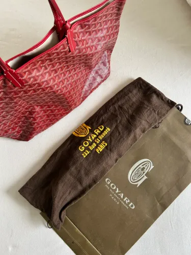 Bolsa Goyard vermelha autêntica/ original