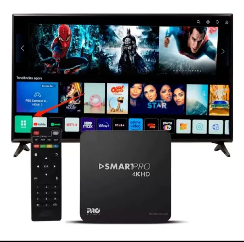 Tv box Aparelho transforma em smart tv 5G HDMI