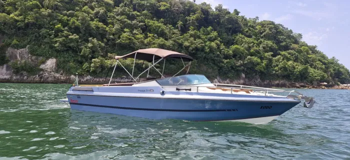 Lancha Diamar Tycoon 23 Pés Cabinada - Refit 2024 - Impecável