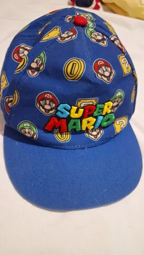 Boné infantil Super Mario Bros Aba Reta Nintendo Riachuelo desapego