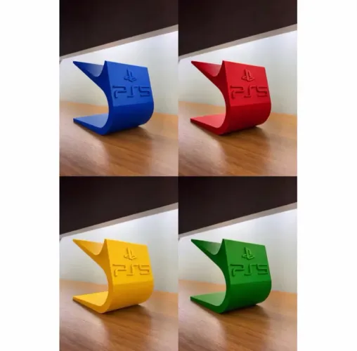 Suporte para Controle PS5 -KHP3D- Base Gamer Impressa em 3D | Organizador de Mesa