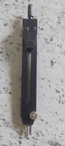 Antigo compasso escolar labra novo de estoque antigo antiguidade uso enfeite decoração